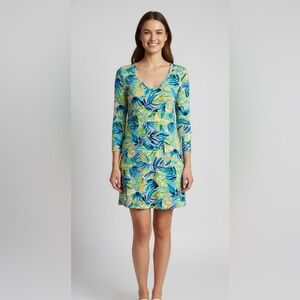 Lilly Pulitzer Devon dress multi serenity now size small